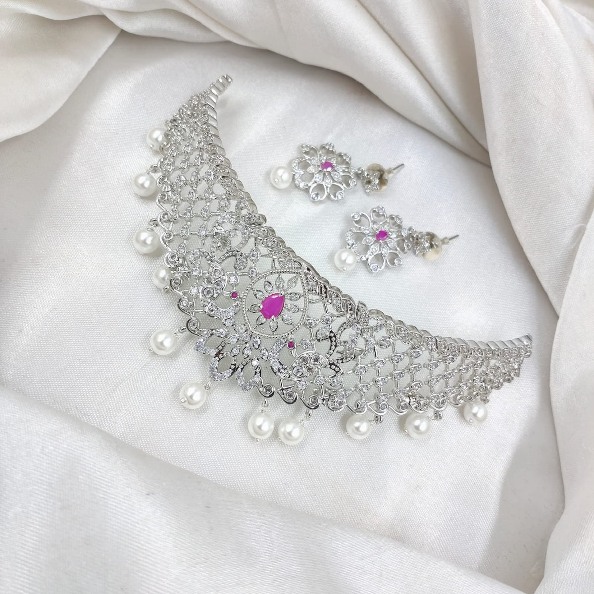 AMERICAN DIAMOND CHOKER SET – Page 2 – K...