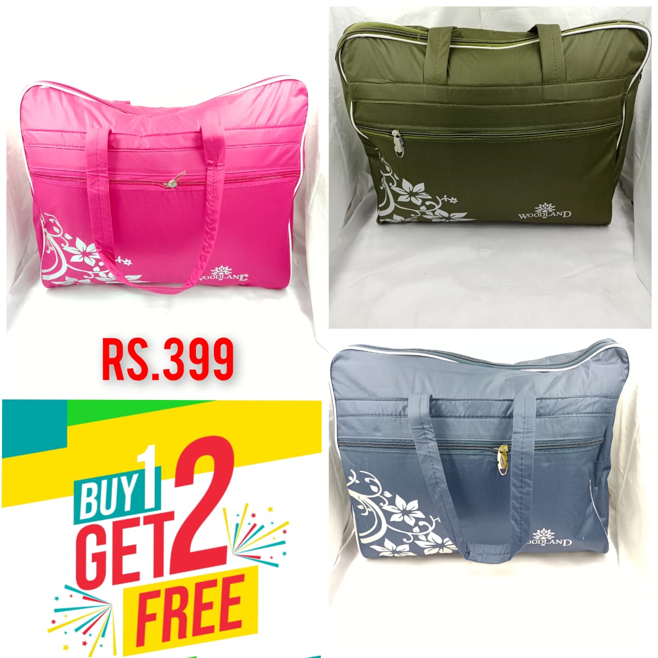 Buy 1 Get 2 Free Bags