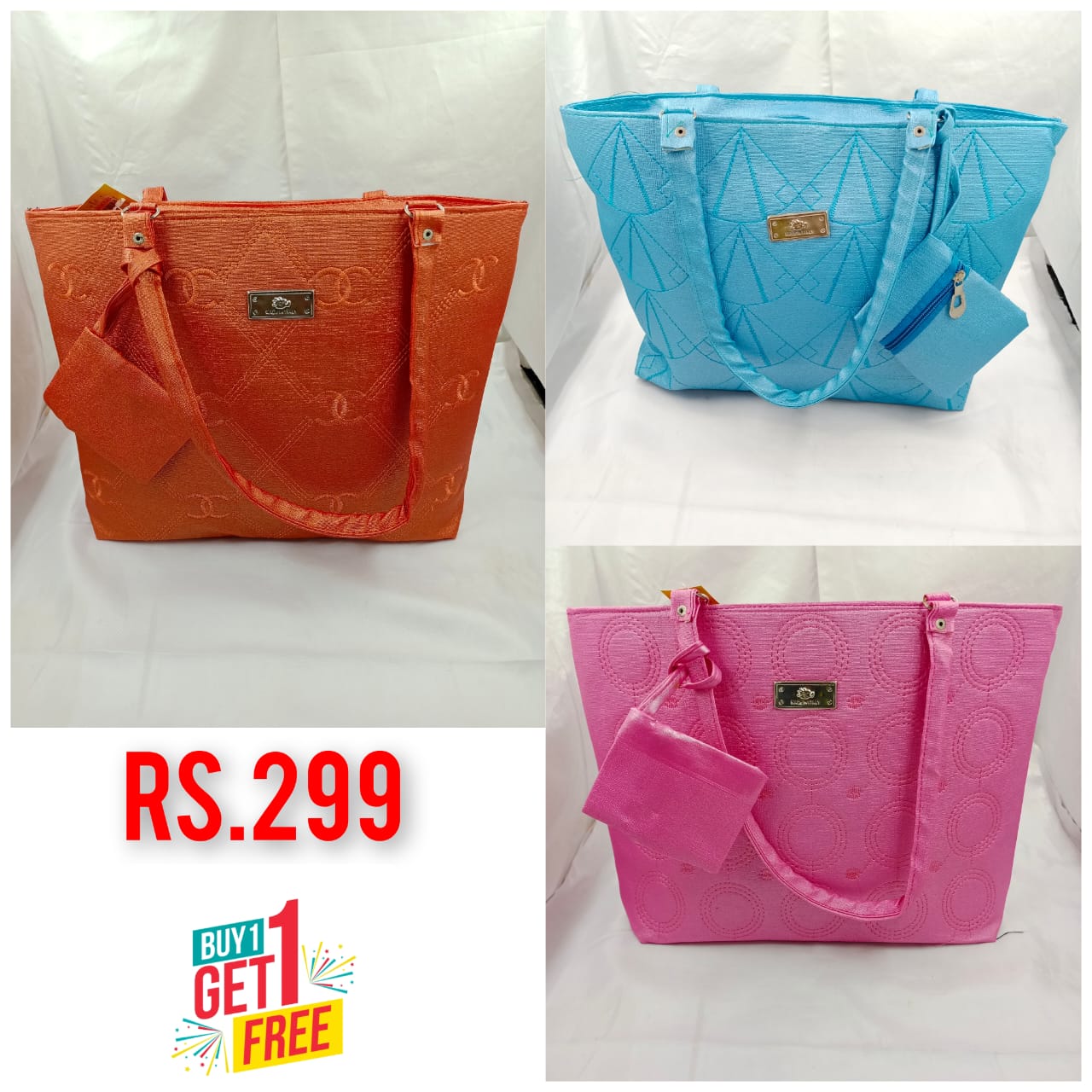 Colorful Ladies Handbag BUY 1 GET 1 FREE