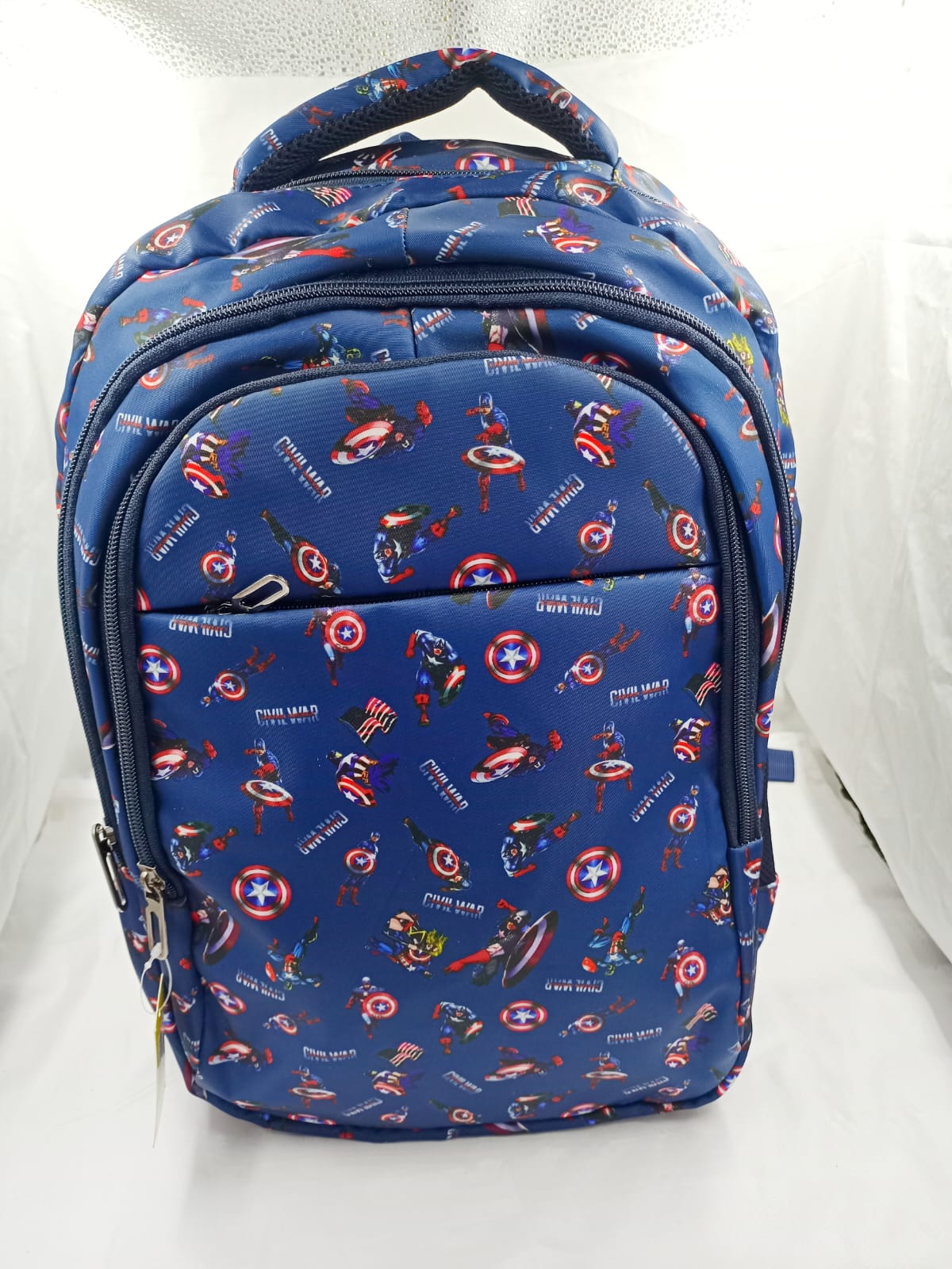 Captain America Design Bagpack