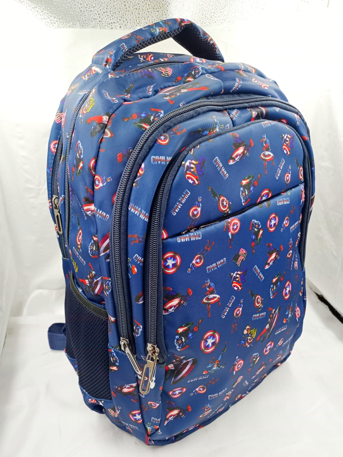 Captain America Design Bagpack