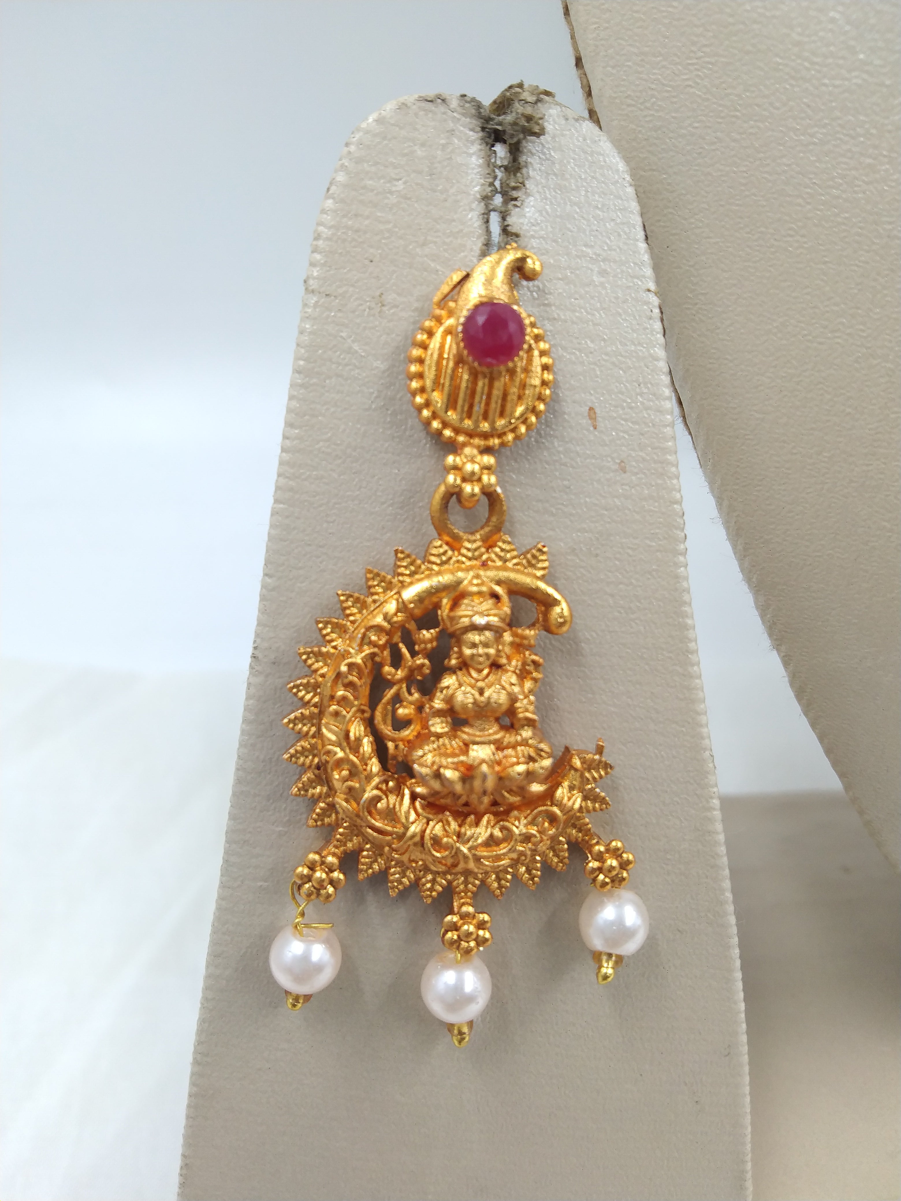 Unique Temple Motif South-Indian combo jewellerysetfor women